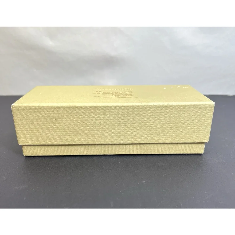 Burberry Tan Eyewear Box‎ Booklet Luxottica Group Gold Logo Gift Box High End